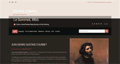 Desktop Screenshot of gustavecourbet.org