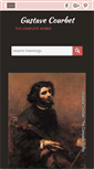 Mobile Screenshot of gustavecourbet.org