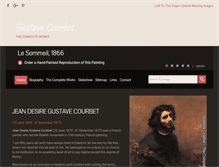 Tablet Screenshot of gustavecourbet.org